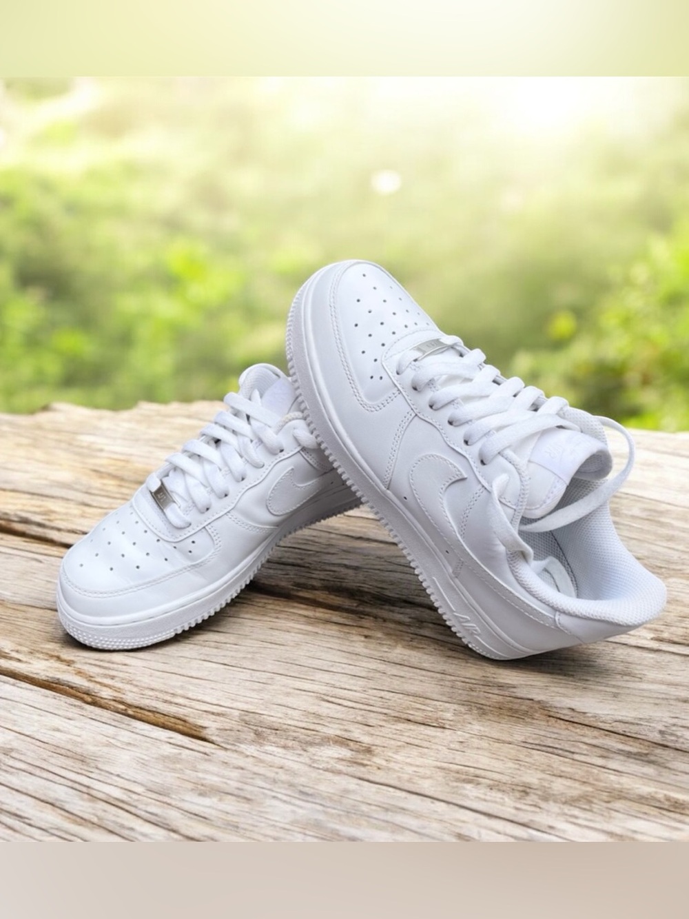 Nike Air Force 1 Sneakers White Women’s Size US 7.5 EUR 38.5 Authentic